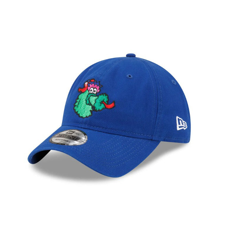 New Era 9Twenty Royal Blue Phillie Phanatic Logo Hat Gifts For Baseball Lovers