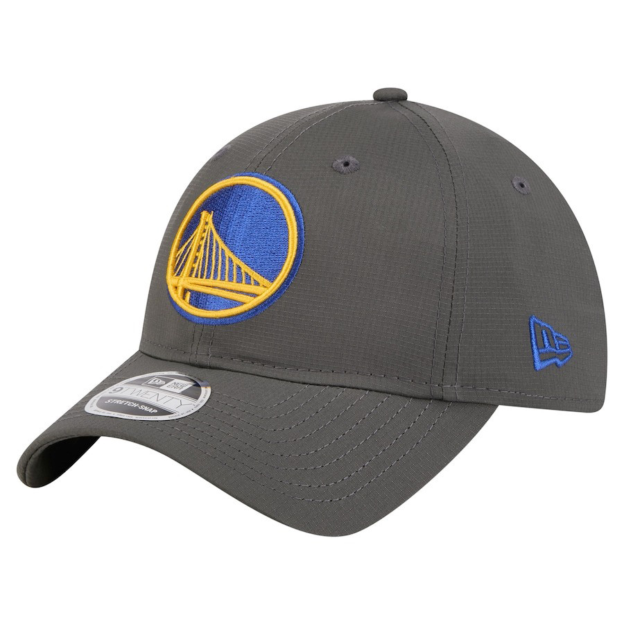 New Era Charcoal Golden State Warriors Active Ripstop 9TWENTY Hat Gifts For Dudes