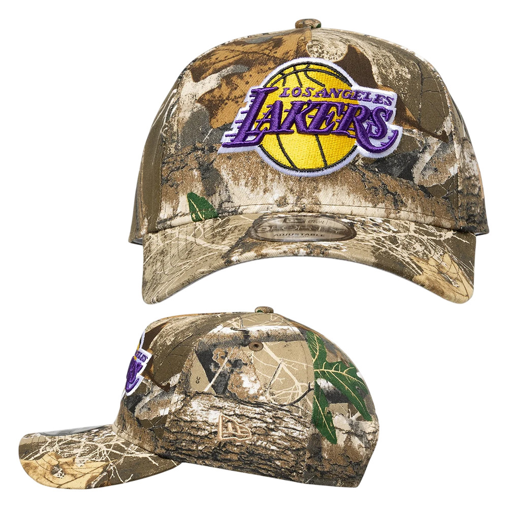 New Era Los Angeles Lakers Real Tree Hat Los Angeles Lakers Merch Basketball Gift For Him