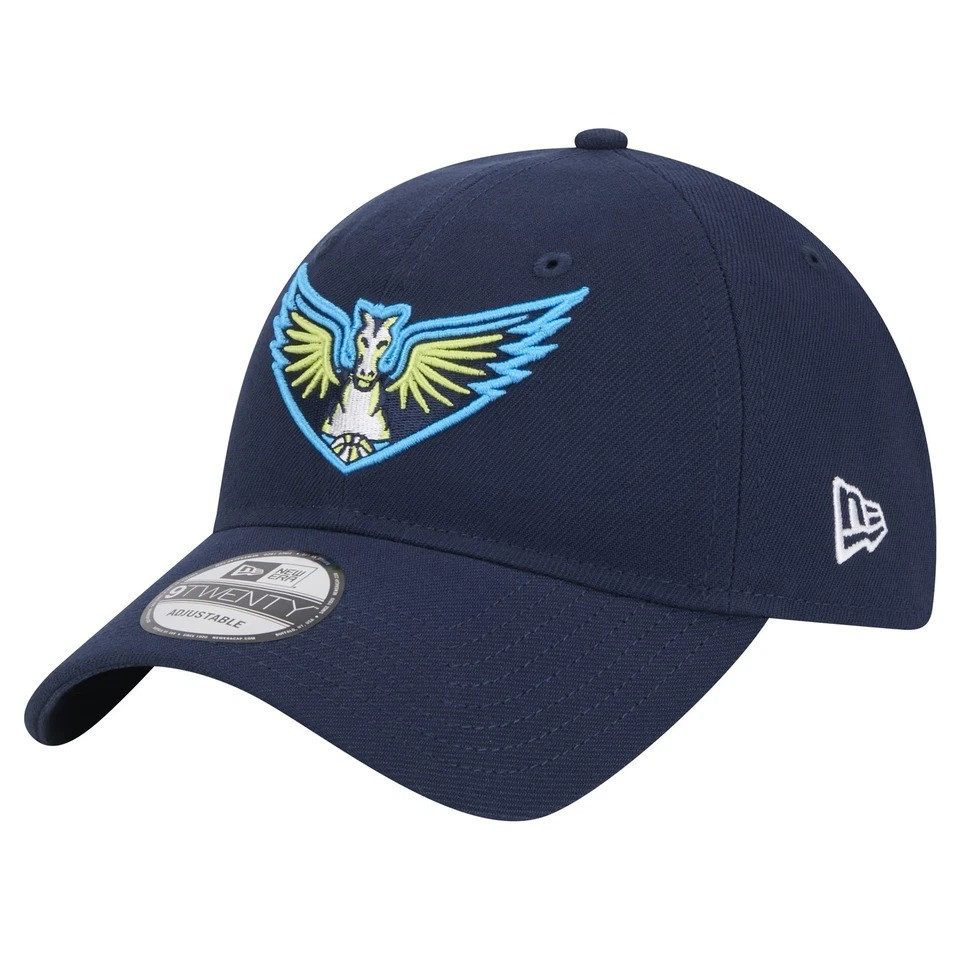 New Era Navy Dallas Wings Core Logo 9TWENTY Hat Cool Gifts For Basketball Fans