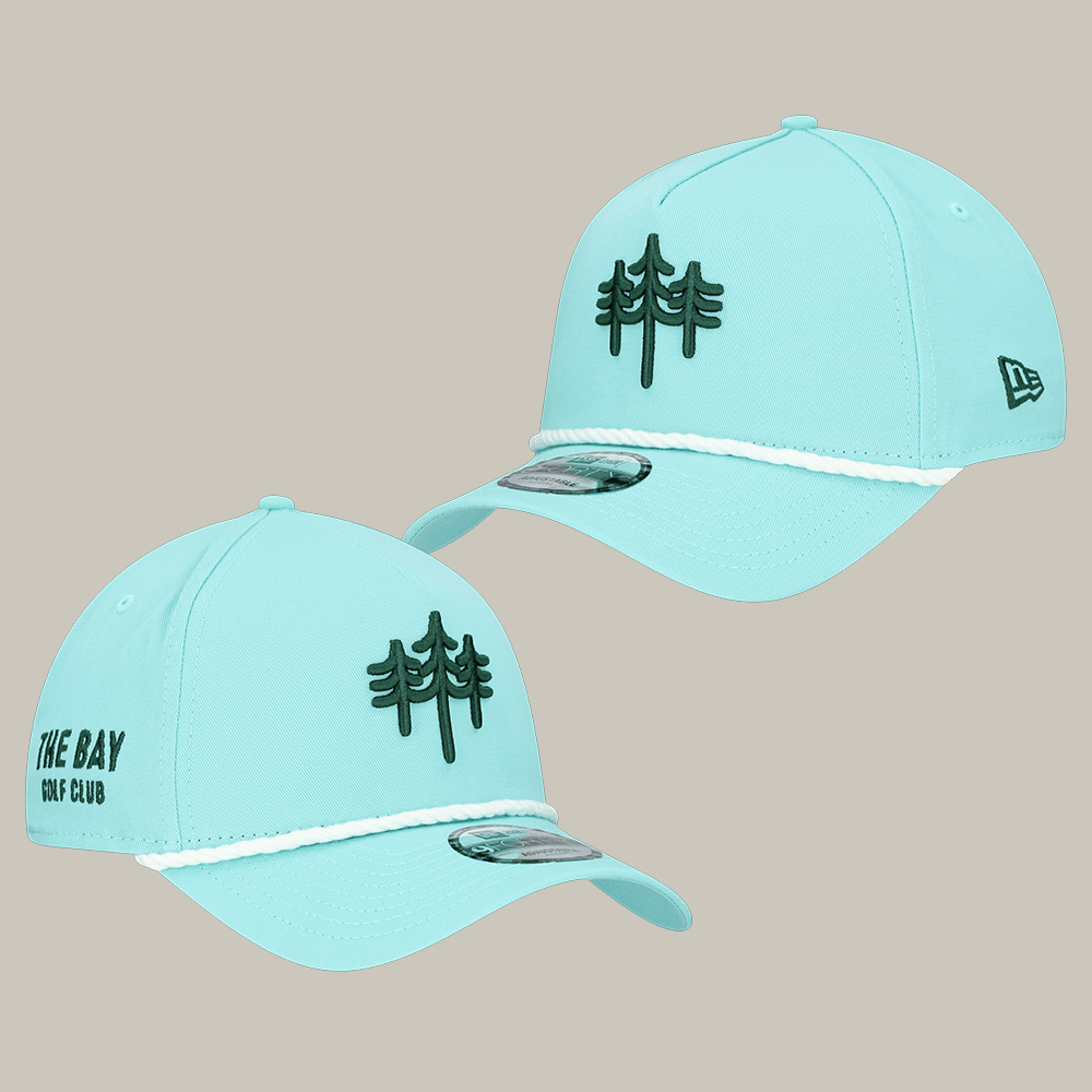 New Era Turquoise The Bay Golf Club Rope Hat They Bay Golf Club Baseball Cap