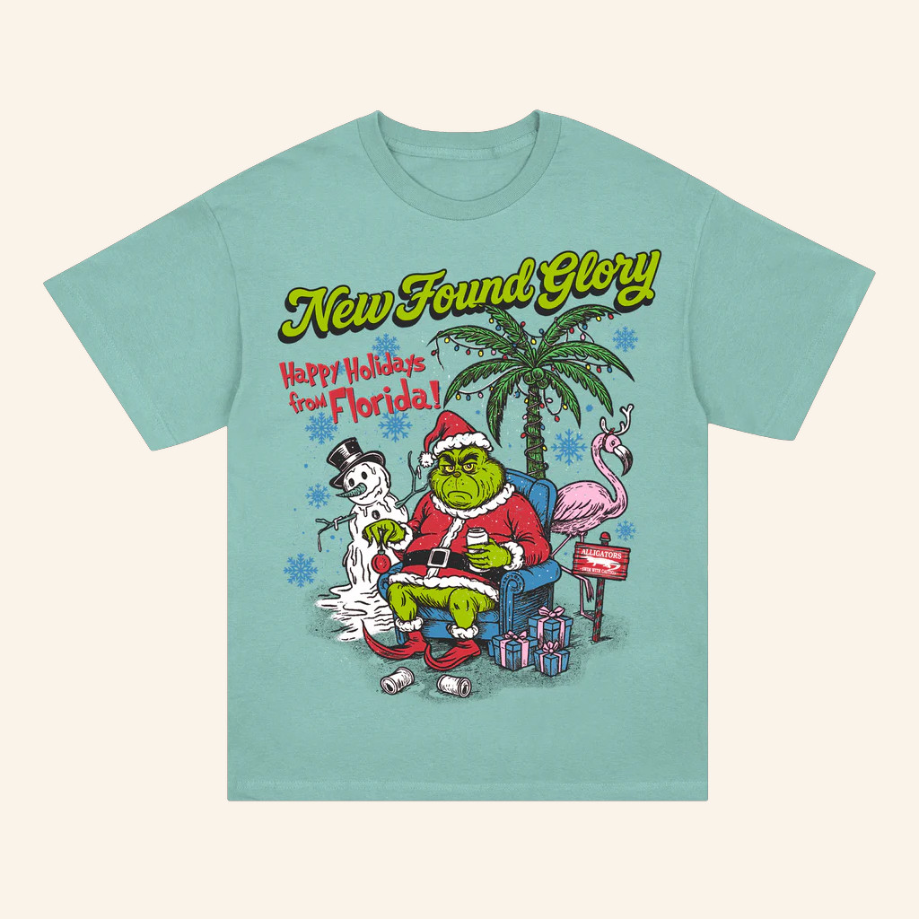 New Found Glory Stuff Merch Happy Holidays From Florida T-Shirt Xmas Gifts For Friends New Found Glory Stuff Merch Happy Holidays From Florida T-Shirt Xmas Gifts For Friends