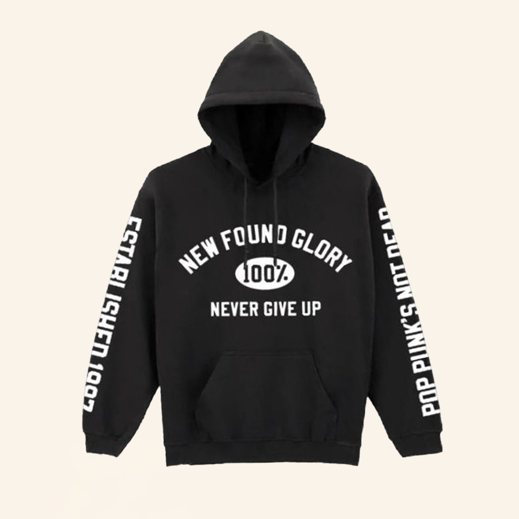 New Found Glory Stuff Merch Never Give Up Varsity Hoodie Unique Gift For Boyfriend