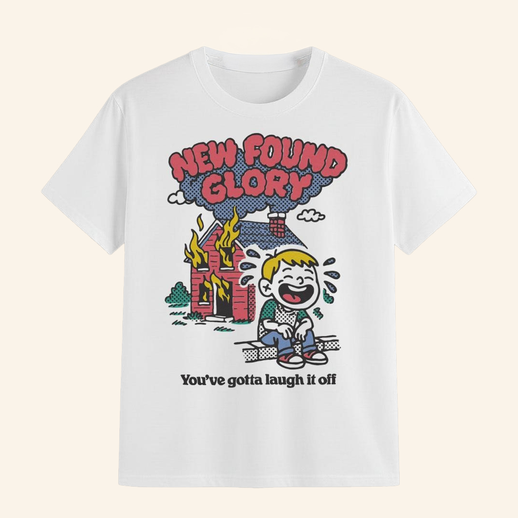 New Found Glory Stuff Merch You've Gotta Laugh It Off T-Shirt Presents For Music Lovers