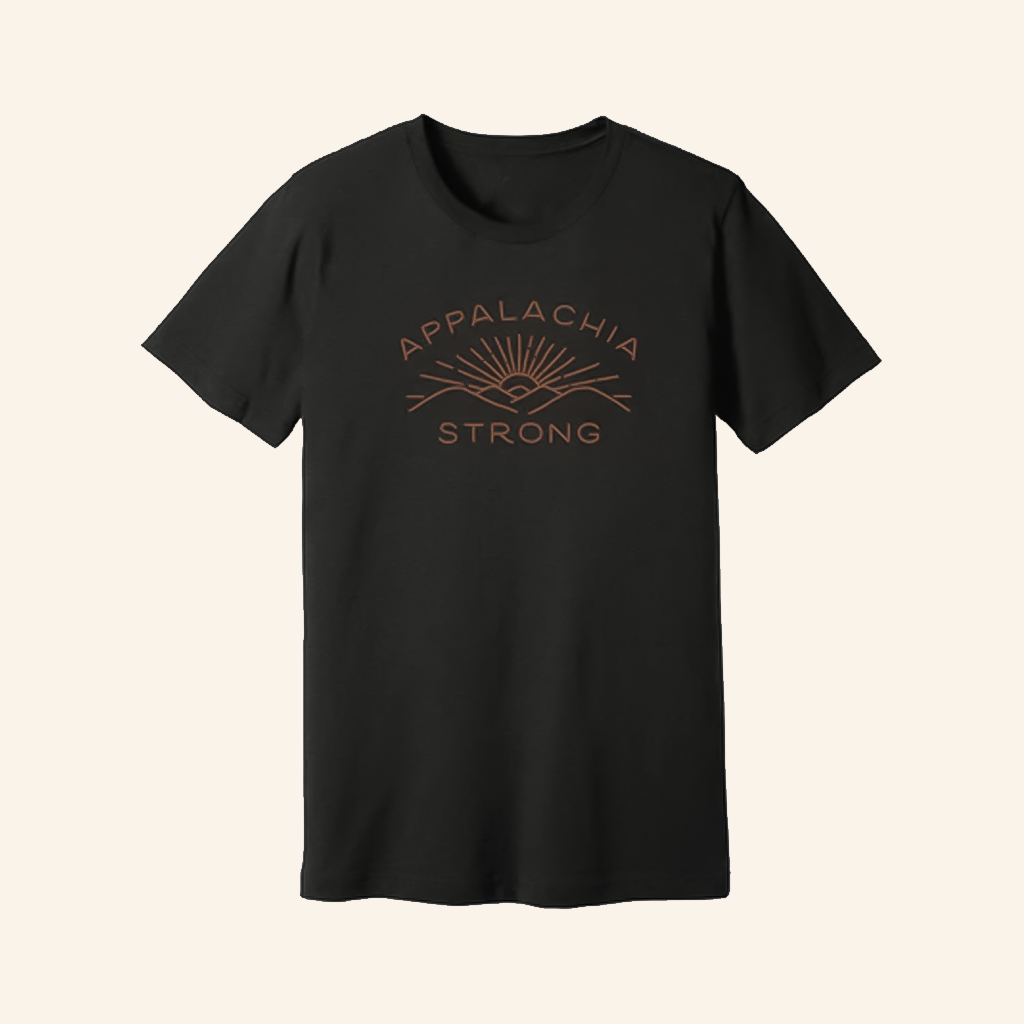 New Frontier Brand Merch Appalachia Strong T-Shirt Christmas Present Ideas For Him