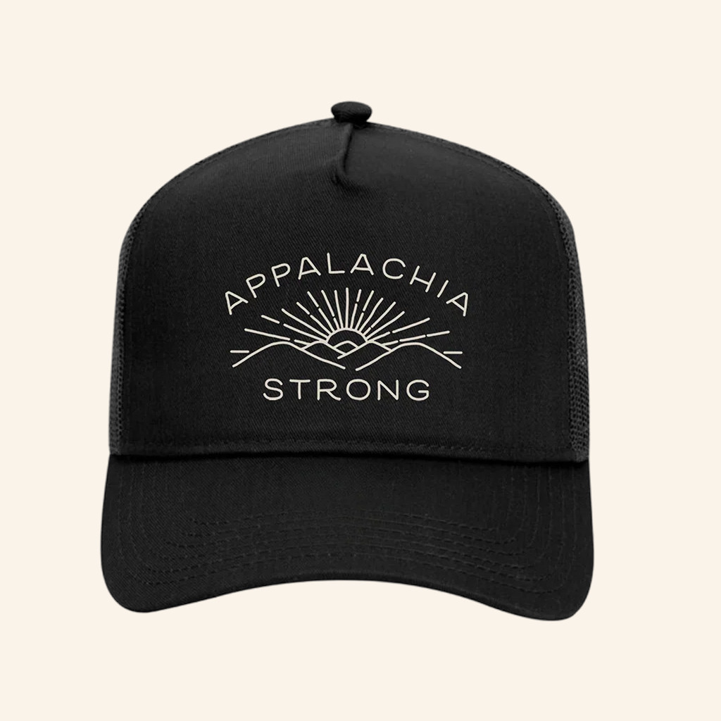 New Frontier Brand Merch Appalachia Strong Trucker Hat Cool Christmas Gifts For Guys