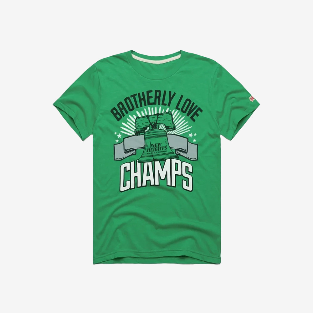 New Heights Brotherly Love Champs T-Shirt New Heights Podcast Shirt Jason Lover Gifts