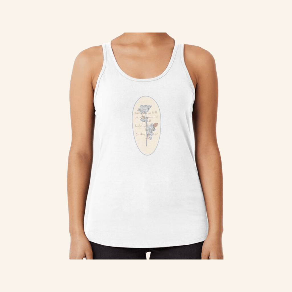 New Heights Merch Ellie Goulding New Heights Lyrics Racerback Tank Top Gifts For Women's New Heights Merch Ellie Goulding New Heights Lyrics Racerback Tank Top Gifts For Women's
