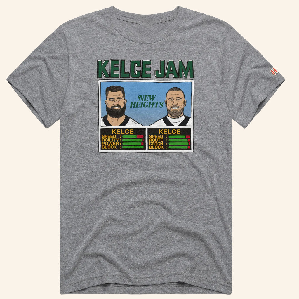 New Heights Merch Kelce Jam Jason And Travis T-Shirt Gifts Ideas For Football Lovers