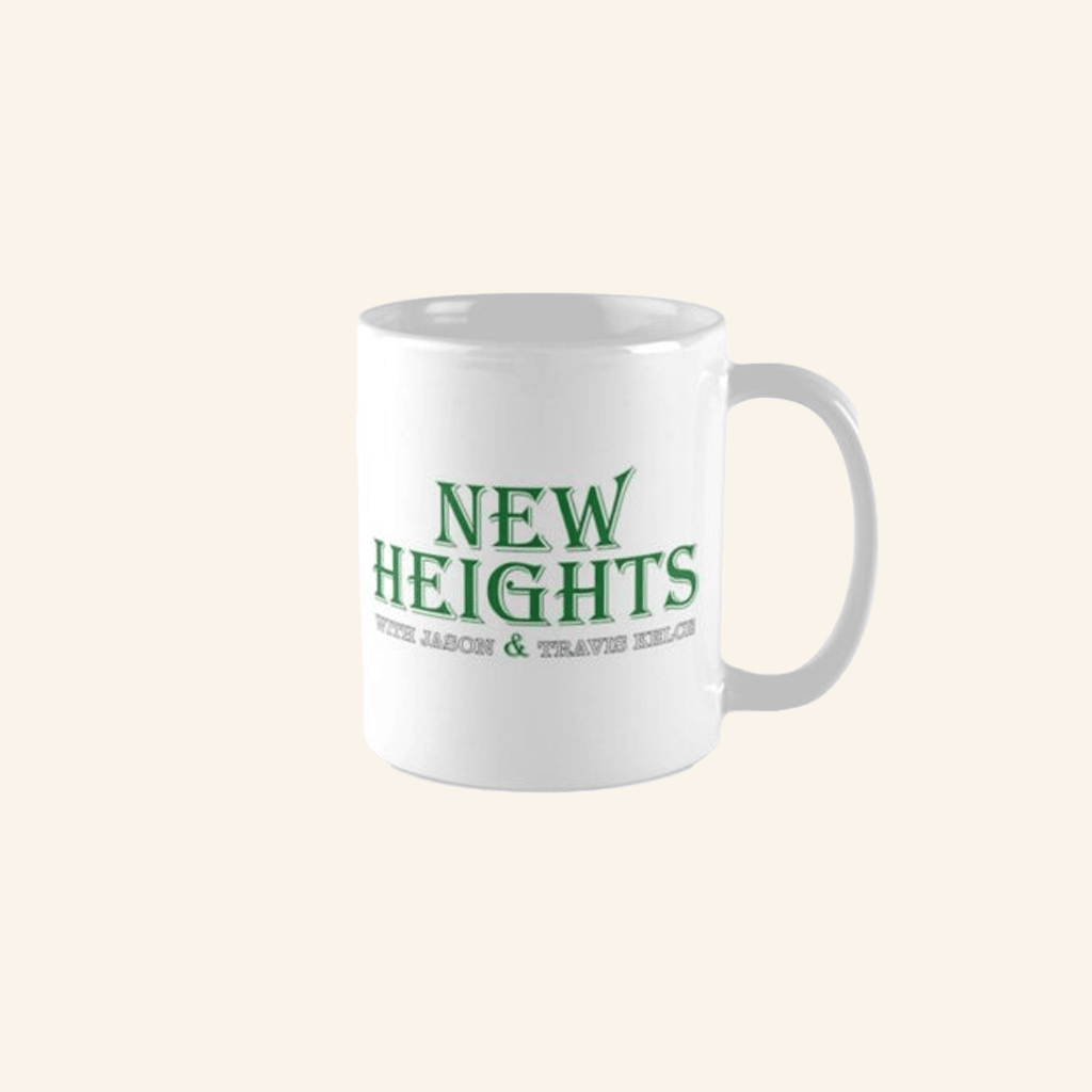 New Heights Merch Podcast White Mug Present For Girlfriend New Heights Merch Podcast White Mug Present For Girlfriend