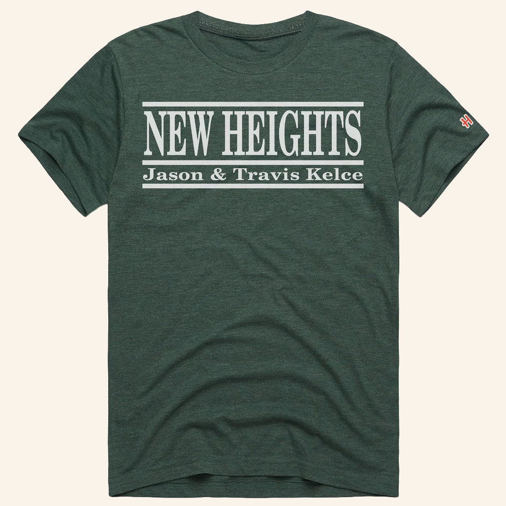 New Heights Merch The Game x New Heights Jason And Travis Kelce T-Shirt Gifts For Dad