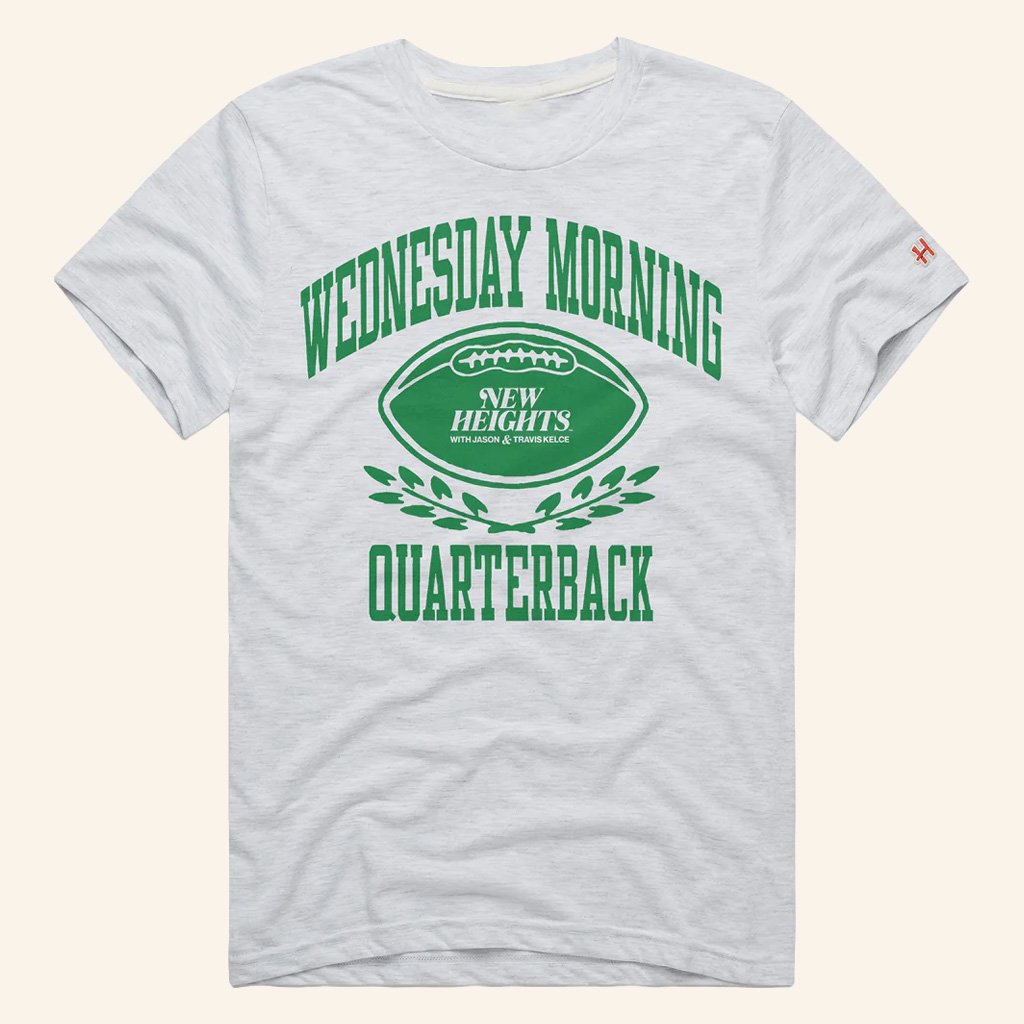 New Heights Merch Wednesday Morning Quarterback T-Shirt Gifts Ideas For Football Lovers