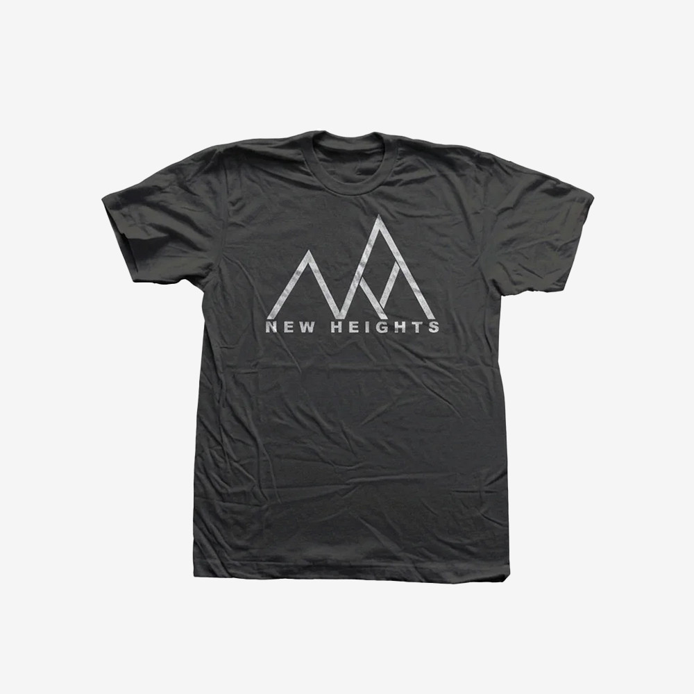 New Heights Mountain Tee Shirt New Heights Podcast Clothes Gifts For Enthusiasts