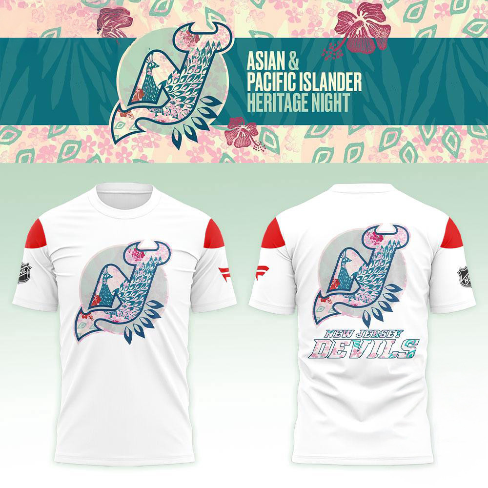 New Jersey Devils x Asian And Pacific Islander Heritage Night Shirt Ice Hockey Fan Gifts