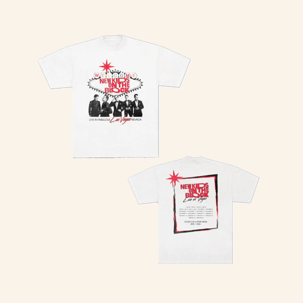 New Kids On The Block Merch Las Vegas Event Sign T-Shirt Fans Gifts New Kids On The Block Merch Las Vegas Event Sign T-Shirt Fans Gifts