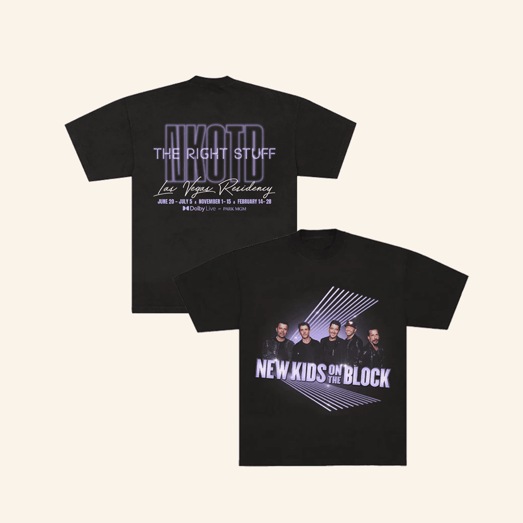 New Kids On The Block Merch The Right Stuff Residency T-Shirt Gifts For Friends New Kids On The Block Merch The Right Stuff Residency T-Shirt Gifts For Friends