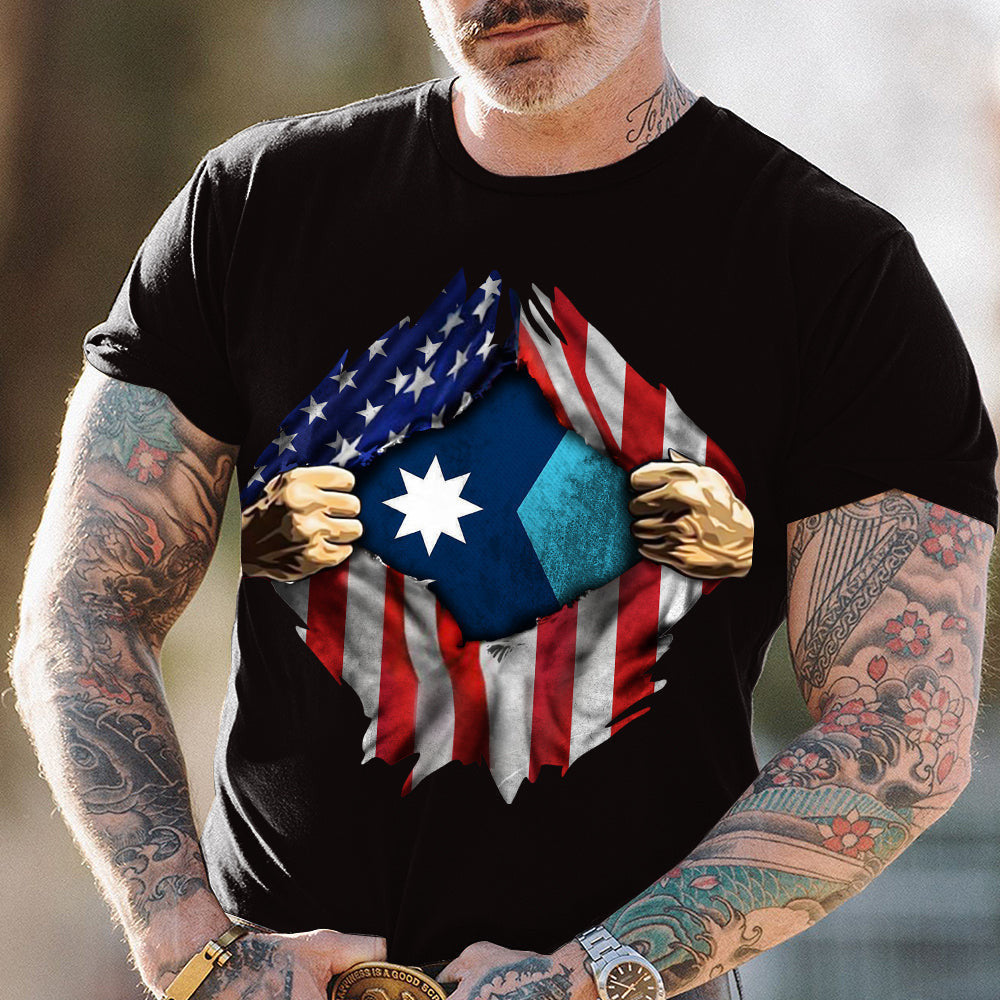 New Minnesota Flag Inside USA Flag Shirt Redesign Patriotic Minnesota T-Shirt Clothing New Minnesota Flag Inside USA Flag Shirt Redesign Patriotic Minnesota T-Shirt Clothing