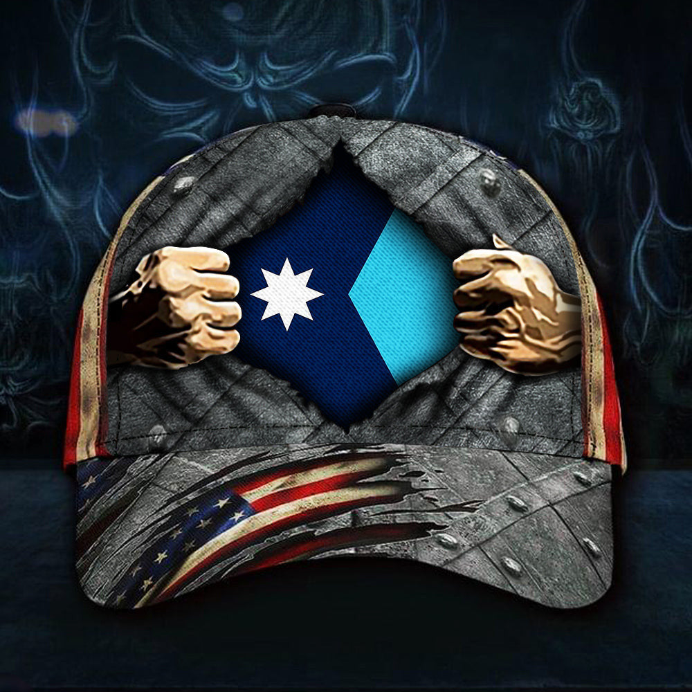 New Minnesota State Flag Hat Inside American Flag Baseball Cap Patriotic Merchandise New Minnesota State Flag Hat Inside American Flag Baseball Cap Patriotic Merchandise