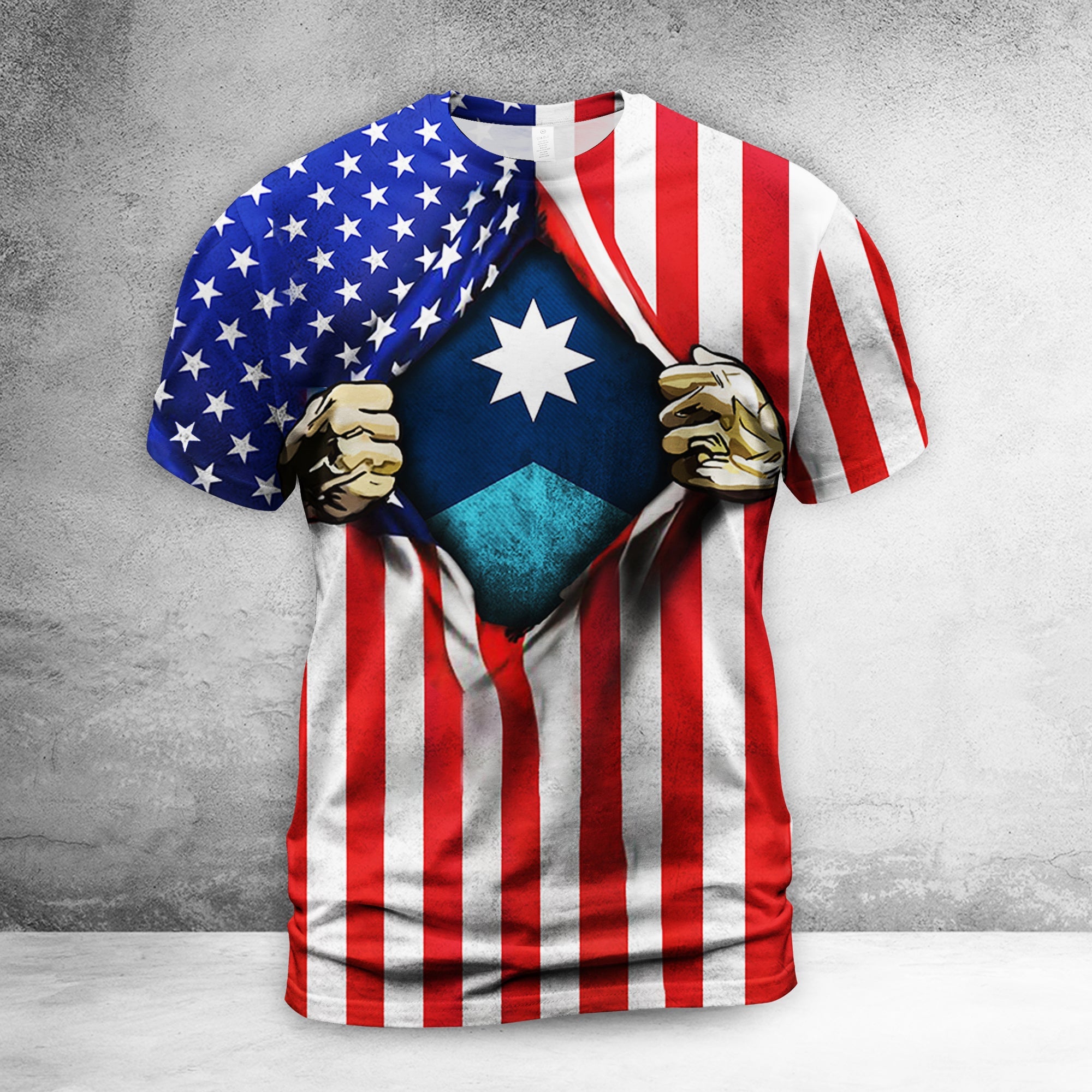 New Minnesota State Flag Inside American Flag Shirt Patriotic Minnesota Clothing New Minnesota State Flag Inside American Flag Shirt Patriotic Minnesota Clothing