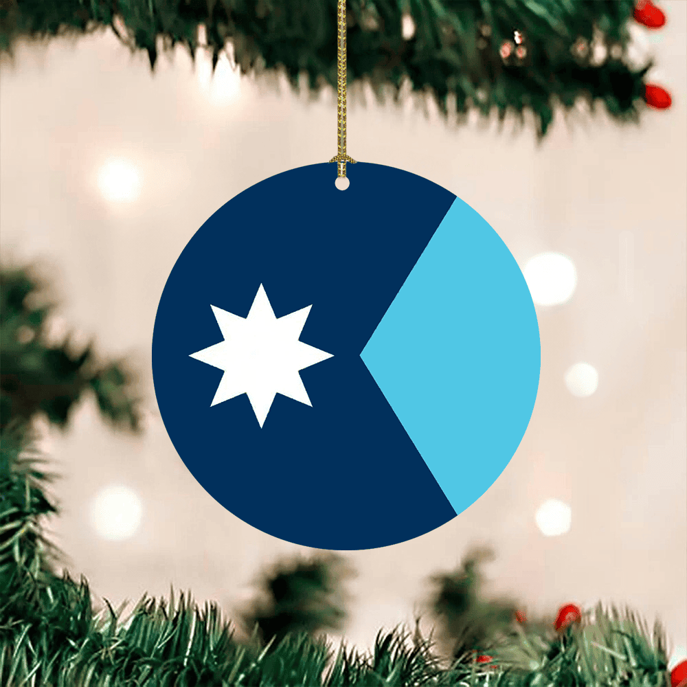 New Minnesota State Flag Ornament New MN Flag Patriotic Christmas Ornaments Decor New Minnesota State Flag Ornament New MN Flag Patriotic Christmas Ornaments Decor
