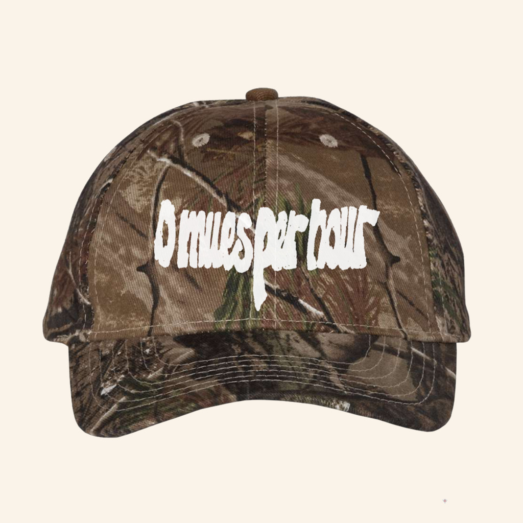 New Morality Zine Merch 0 Miles Per Hour Logo Camouflage Hat Gifts For Brothers New Morality Zine Merch 0 Miles Per Hour Logo Camouflage Hat Gifts For Brothers