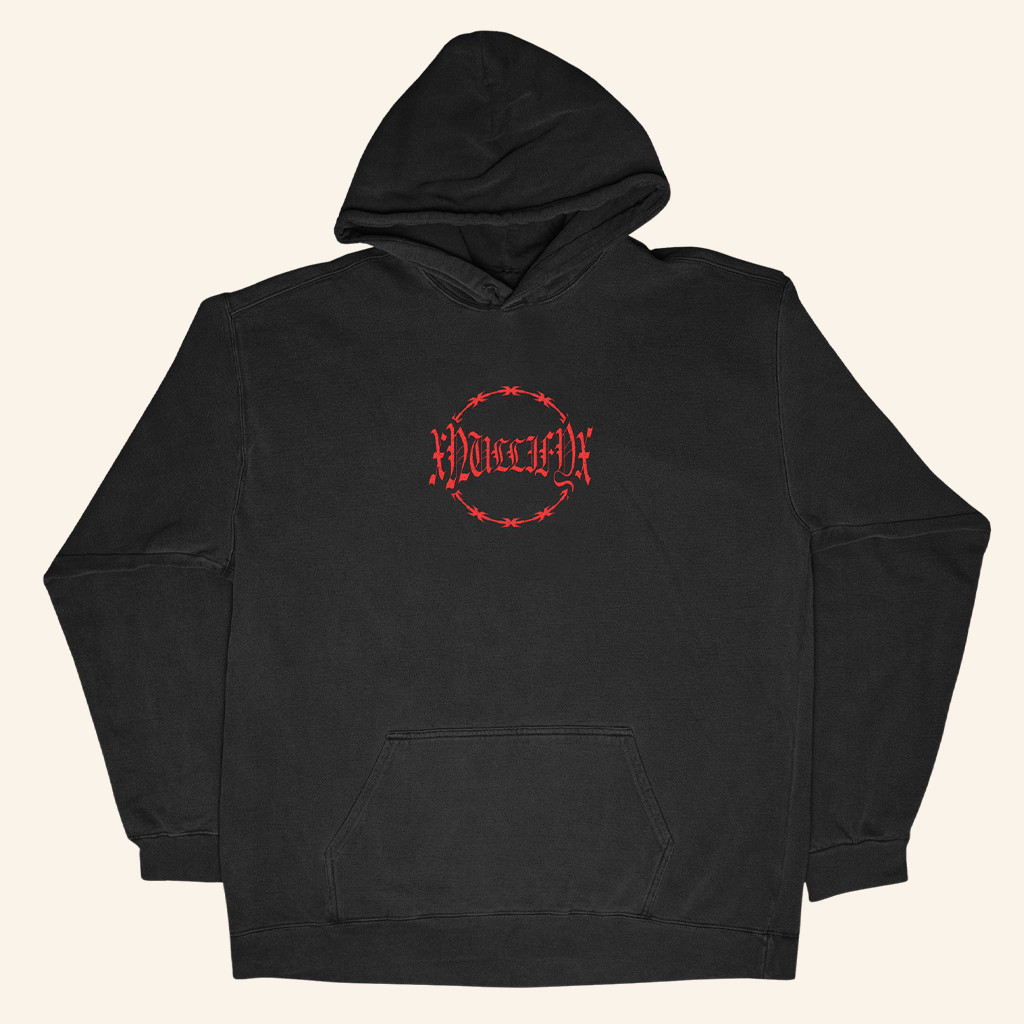 New Morality Zine Merch Xnullifyx Barbed Wire Hoodie Gift Ideas For Husband