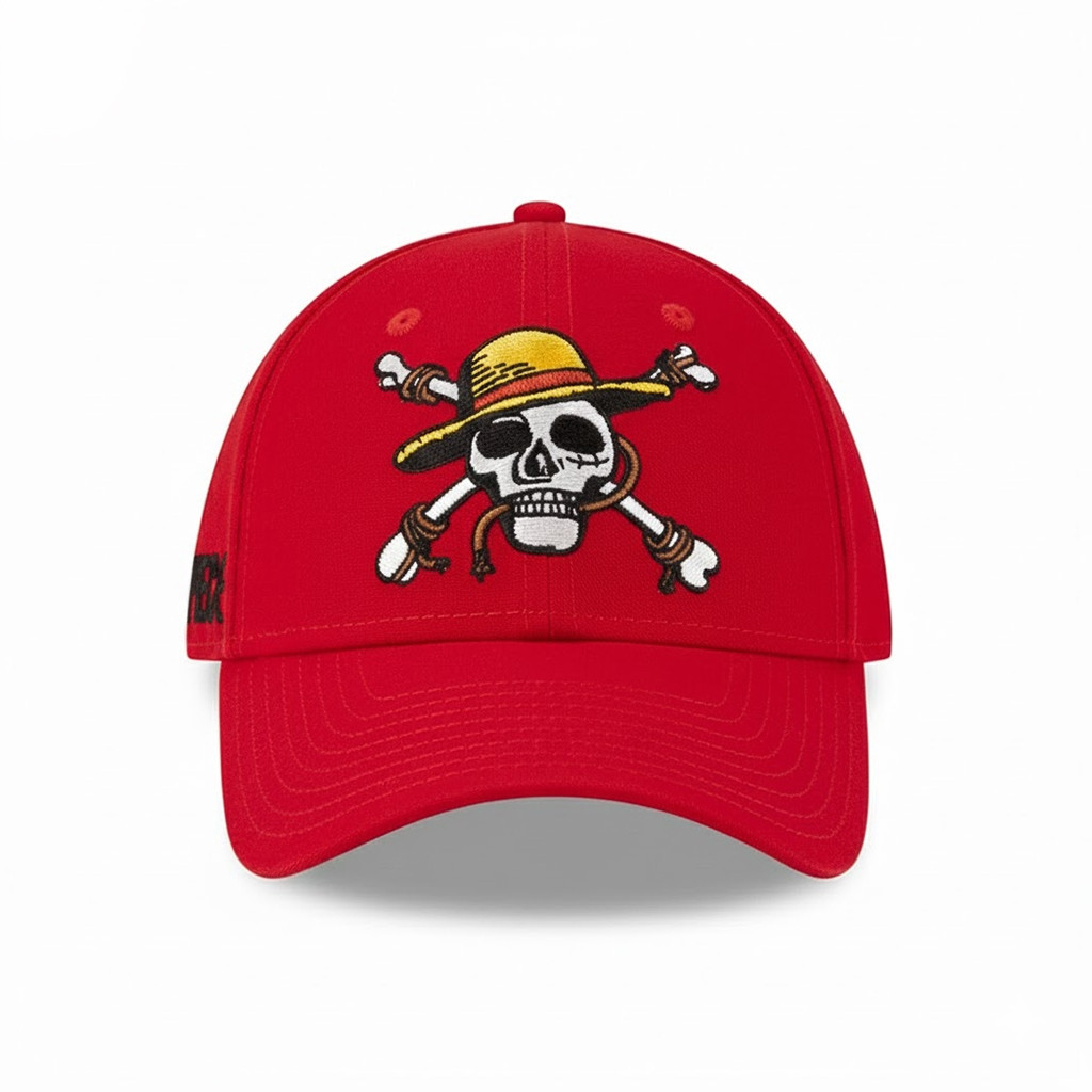 New One Piece Luffy Straw Hat Skull Hat Embroidered Gifts For Brother