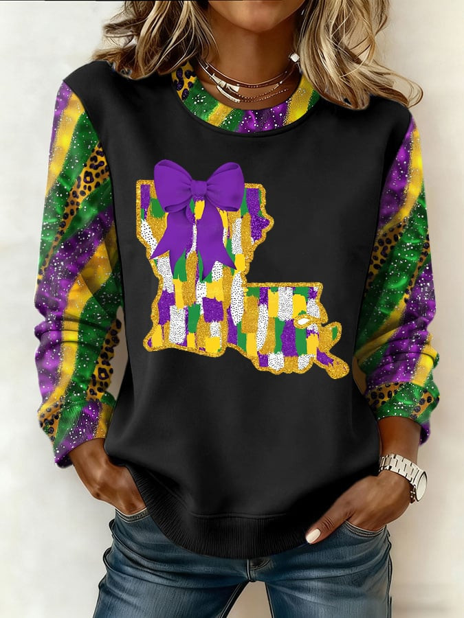 New Orleans Mardi Gras Sweatshirt Mardi Gras Apparel Gift Ideas For Mom