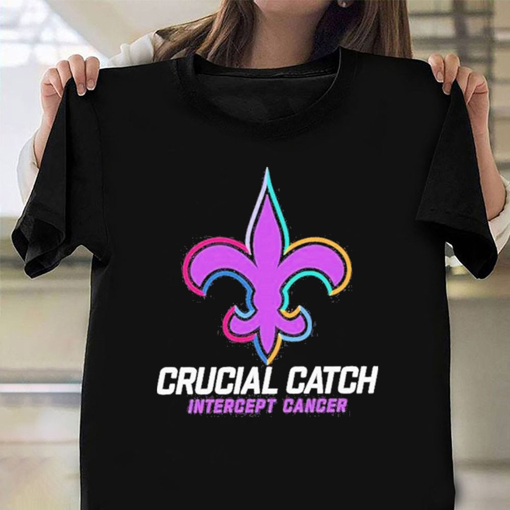 New Orleans Saints 2024 NFL Crucial Catch Shirt Football Lovers Gifts For Fans