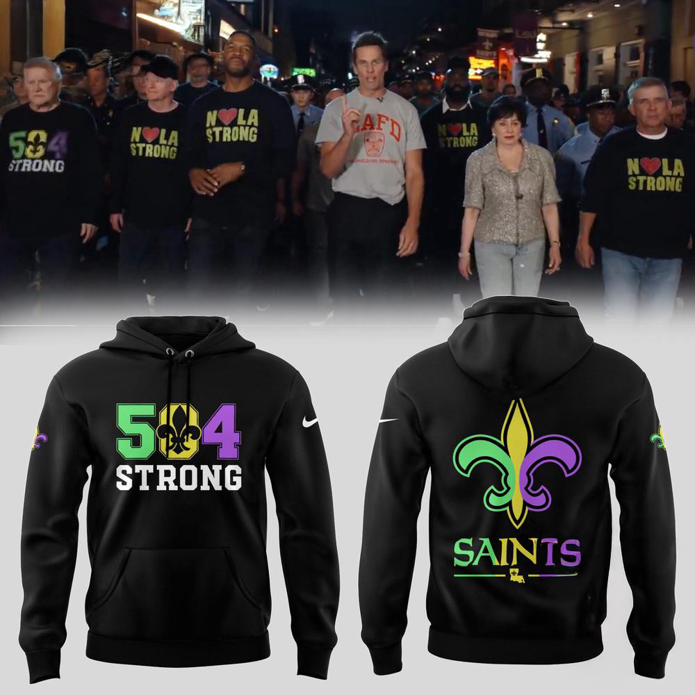 New Orleans Saints 504 Strong Hoodie Presents For Football Fans