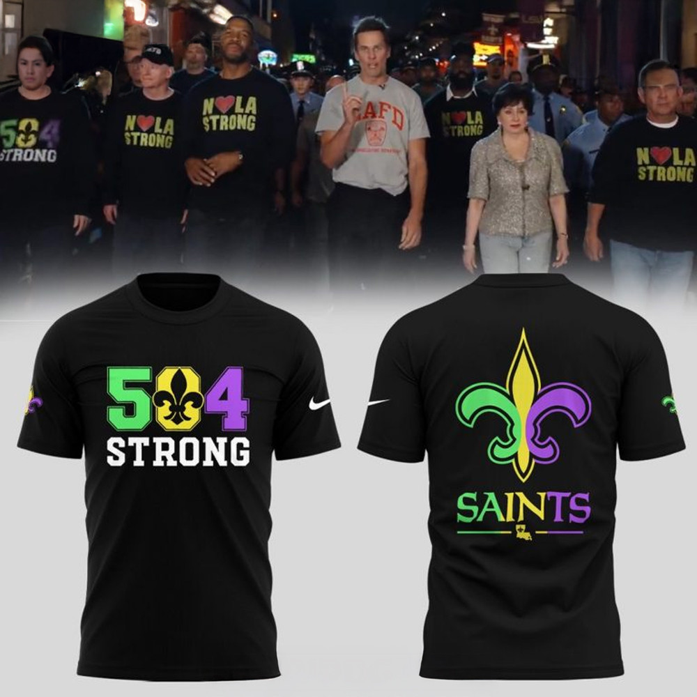 New Orleans Saints 504 Strong Special T-Shirt Gift Ideas For Football Lovers