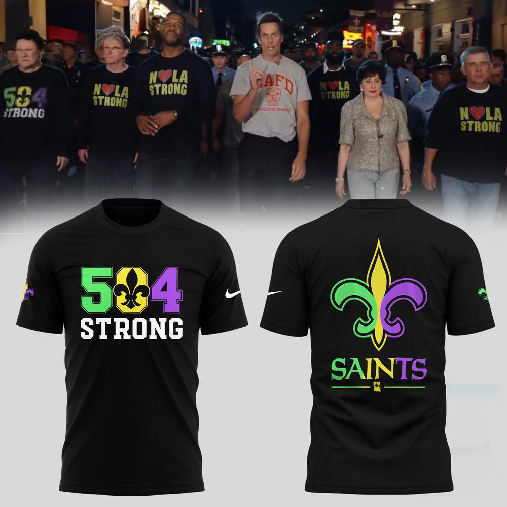 New Orleans Saints 504 Strong T-Shirt Presents For Football Fans