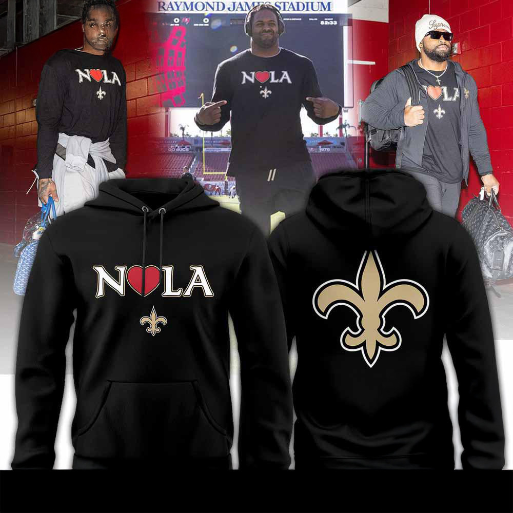 New Orleans Saints Nola Saints 2025 Hoodie Gifts For Football Lovers