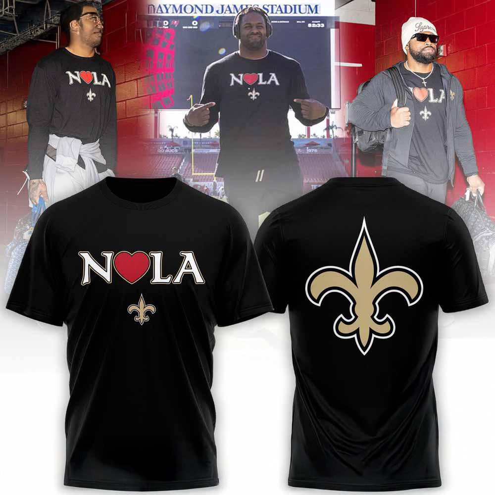 New Orleans Saints Nola Saints 2025 Shirt Gifts For Football Lovers