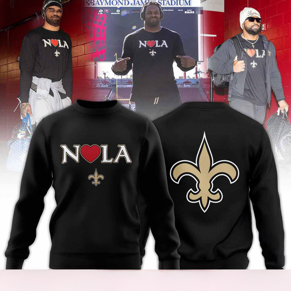 New Orleans Saints Nola Saints 2025 Sweatshirt Gifts For Football Lovers