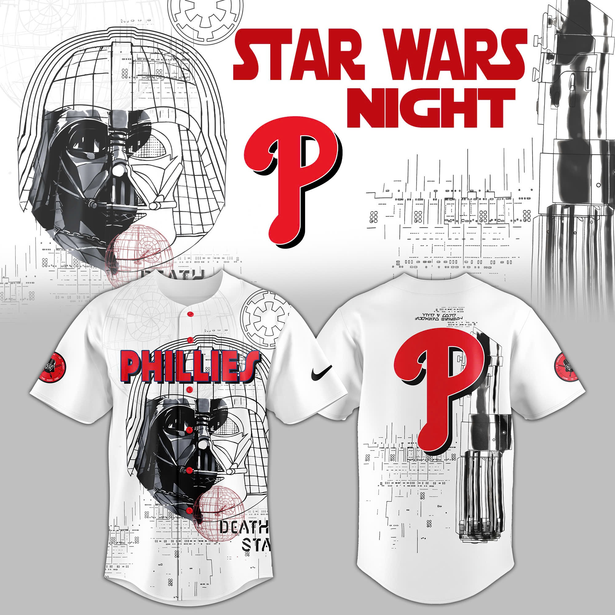 New Philadelphia Phillies x Death Wars Baseball Jersey Unique Sport Merch For Movie Fans
