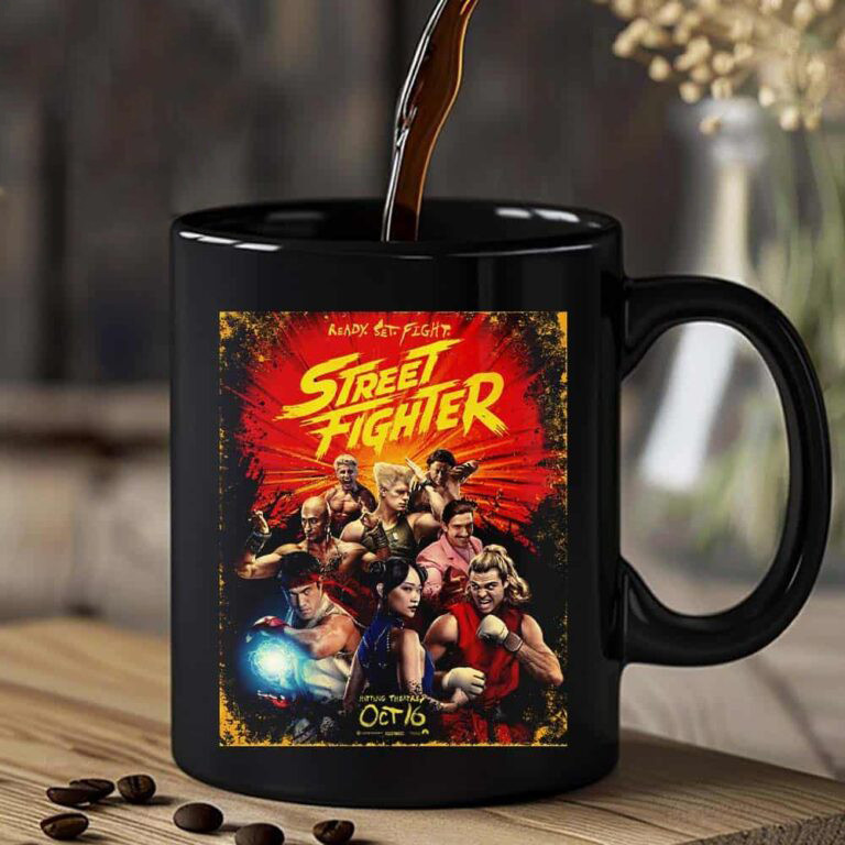 New Poster For Street Fighter 2026 Mug Street Fighter Movie Merch 2026 Father's Day Gift