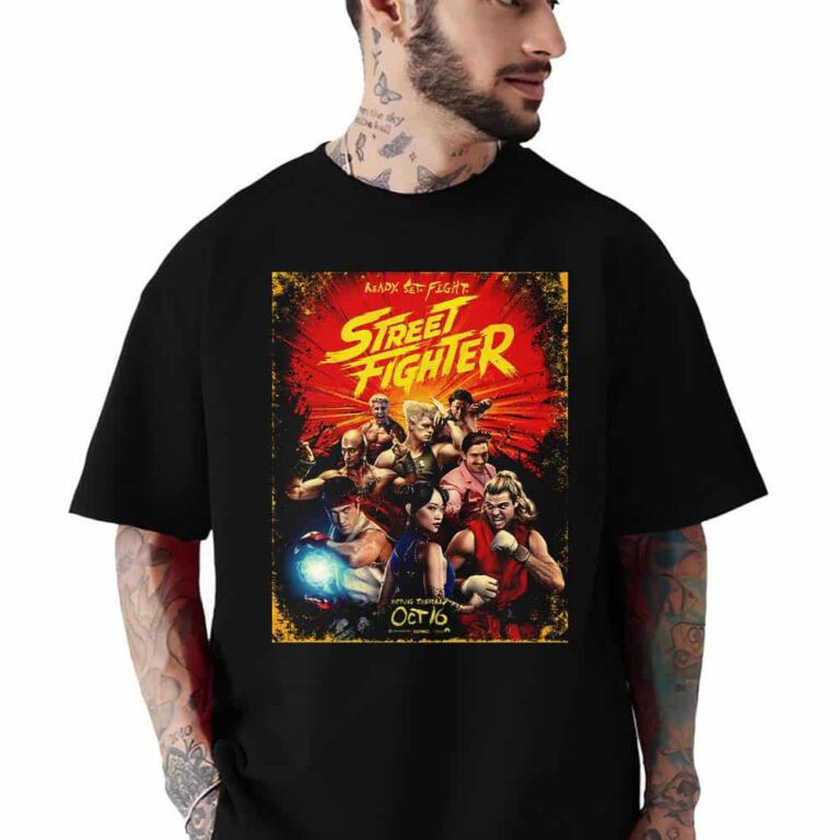 New Poster For Street Fighter 2026 T-Shirt World Warrior Tournament Tee Husband Gift Idea