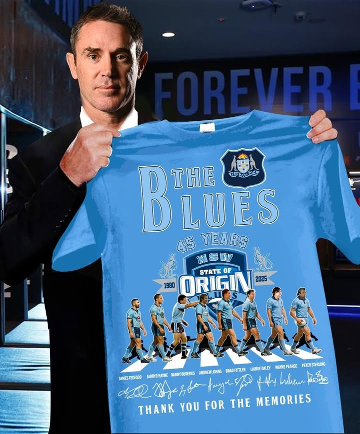 New South Wales Blues 45th Anniversary T-Shirt Thank You For The Memories Best Gifts For Dad