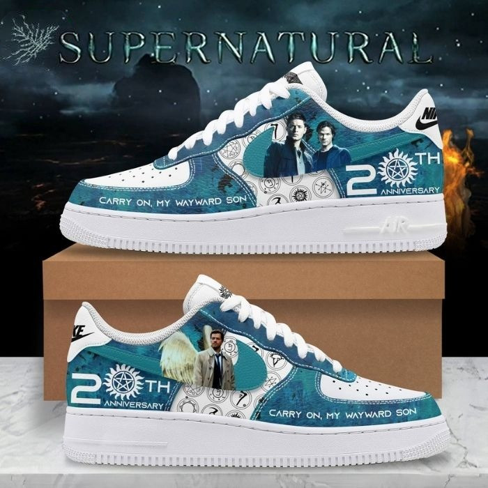 NEW Supernatural 20th Anniversary Air Force Nike Shoes Gifts For Husband