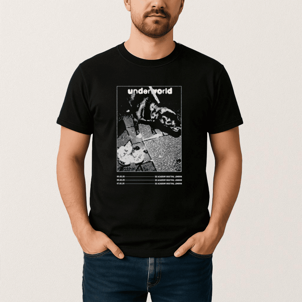 New Underworld 2026 T-Shirt Electronic Music Group Underworld Clothes Best Fan Gift