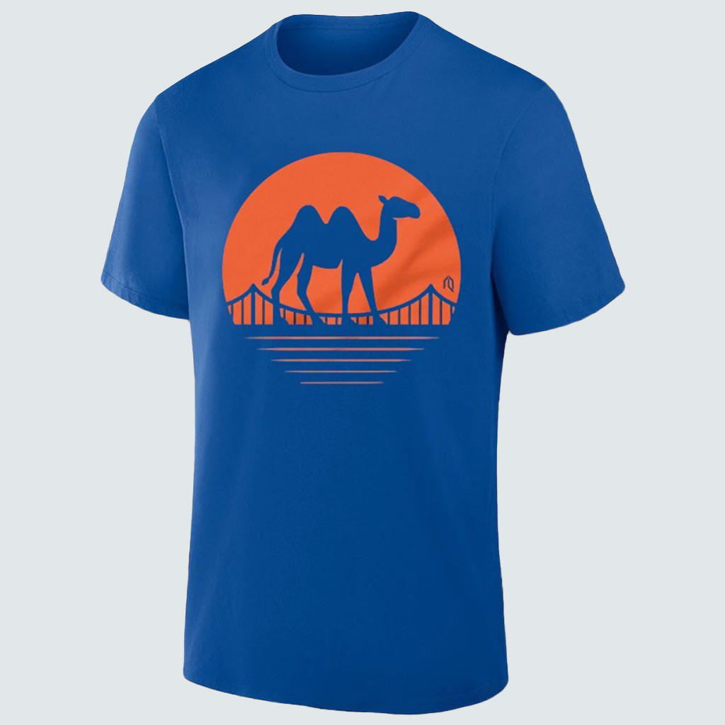 New York Baseball City Camel T-Shirt Mets Merch Gift Ideas For Baseball Fans