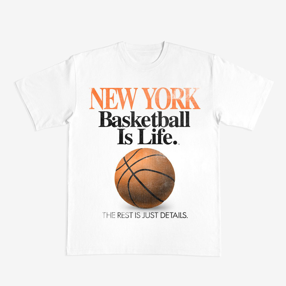 New York Basketball Is Life T-Shirt Game Day Basketball Clothes Present For Husband