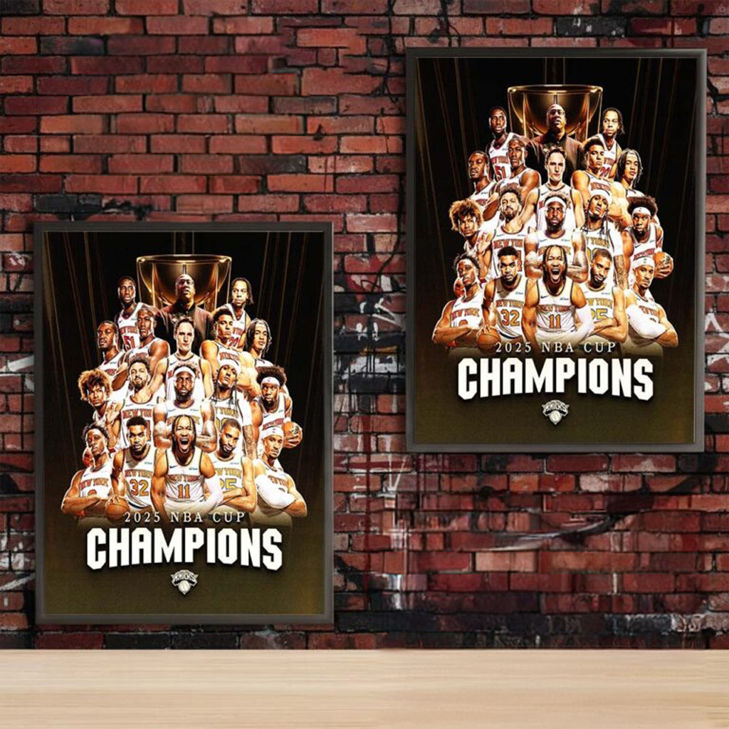 New York Basketball Is The Champions 2025 Poster Wall Art Decor Gifts For Basketball Lovers