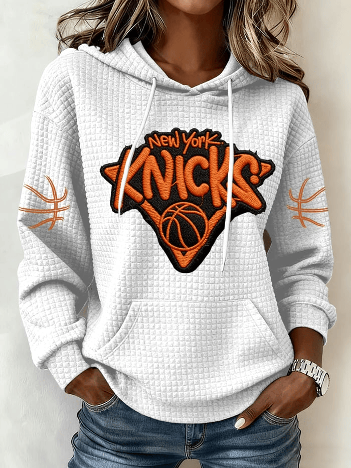 New York Basketball Super Bowl Hoodie Knicks Merch New York Pride Game Day Clothing Womens