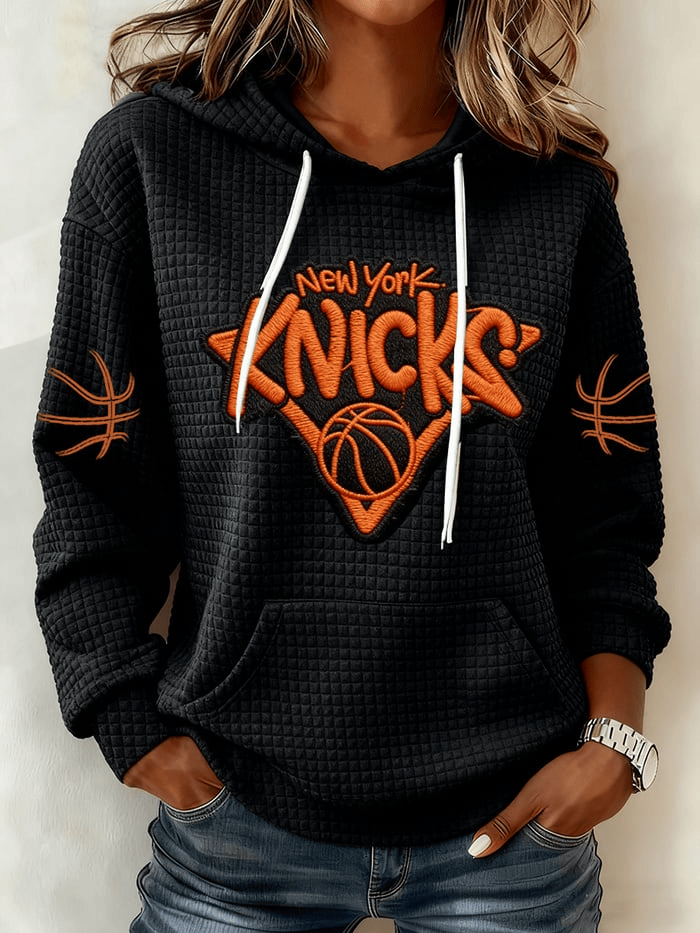 New York Basketball Super Bowl Hoodie Knicks Merch New York Pride Game Day Clothing Womens