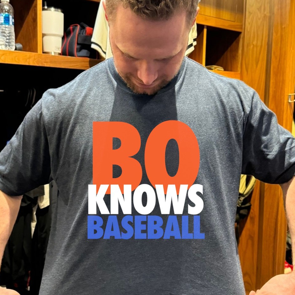 New York Bo Knows Baseball Shirt Present For Brother