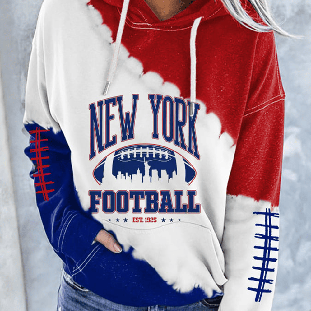 New York Giants Football Hoodie Game Day New York Giants Apparel Cool Gift For Her