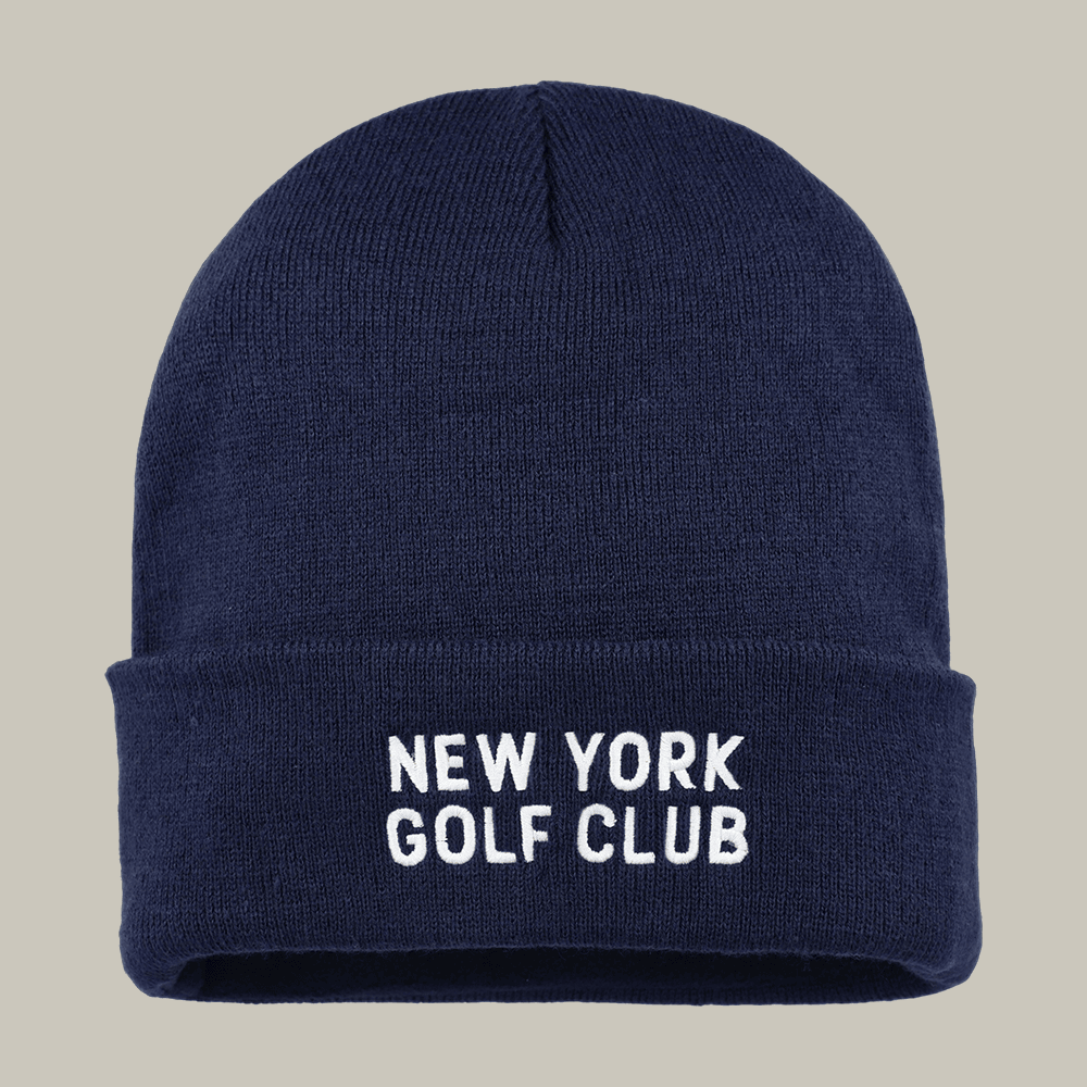New York Golf Club Newfoundland Cuffed Knit Beanie Golf Merch Gift Idea For Dad