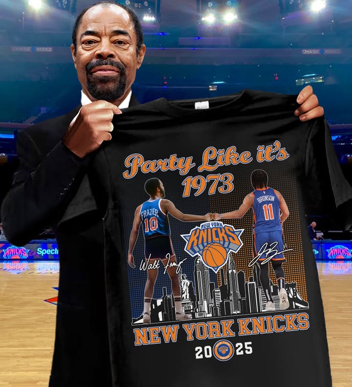 New York Knicks 2025 Party Like It'S 1973 T-Shirt Knicks Merch Best Presents For Basketball Players
